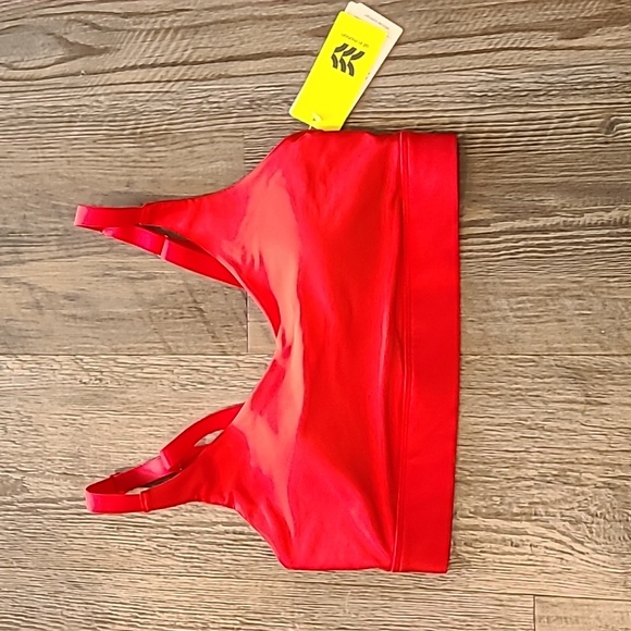 All In Motion Effortless Support Sports Bra - Red - Picture 2 of 7